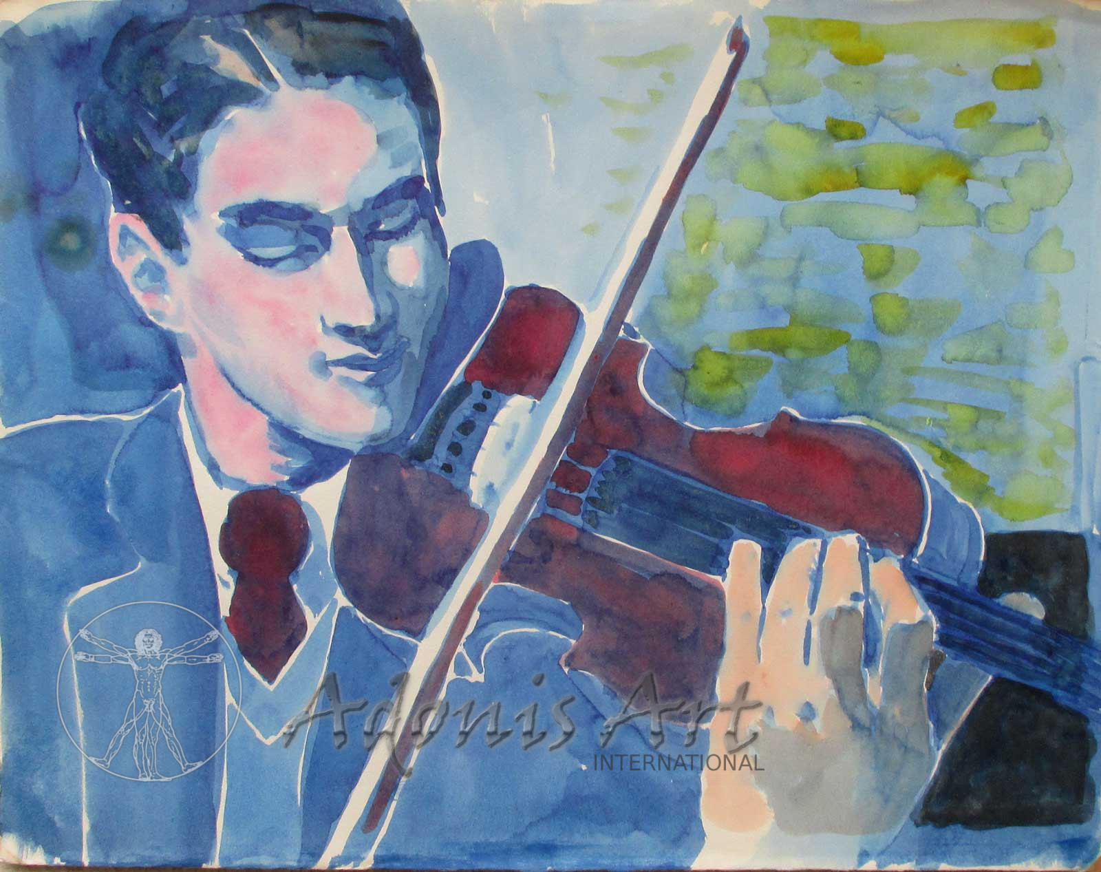 Violinist by Peter Samuelson