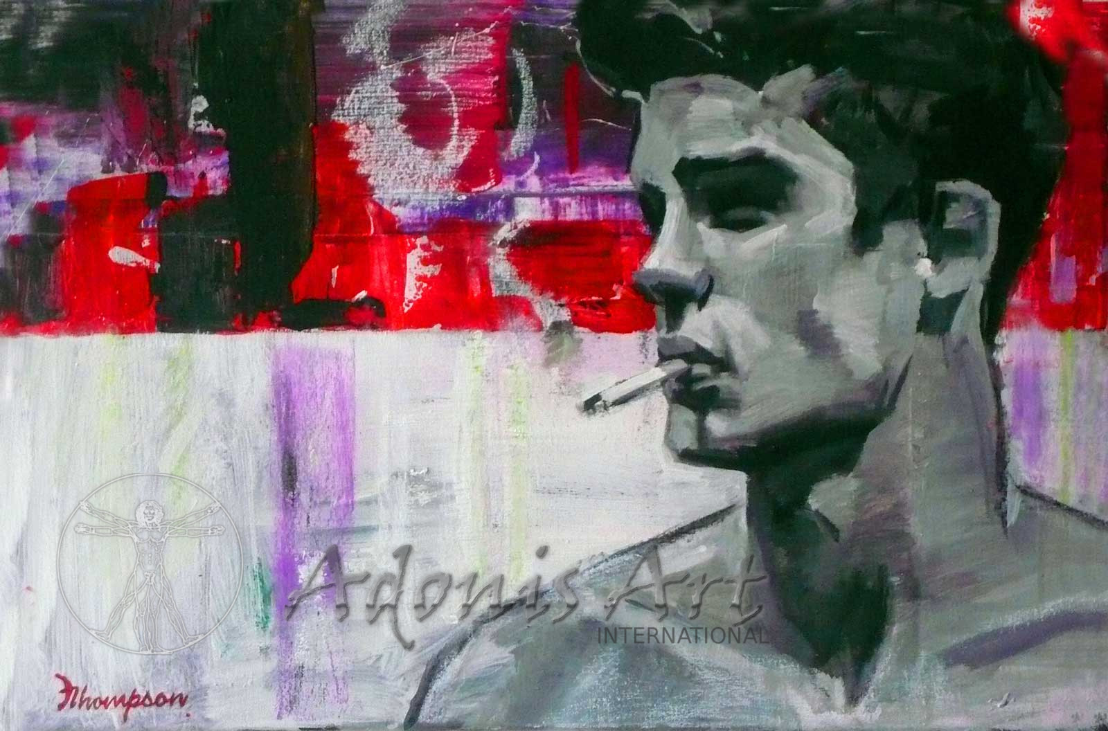 "The Smoker" by David Thompson | Adonis Art International