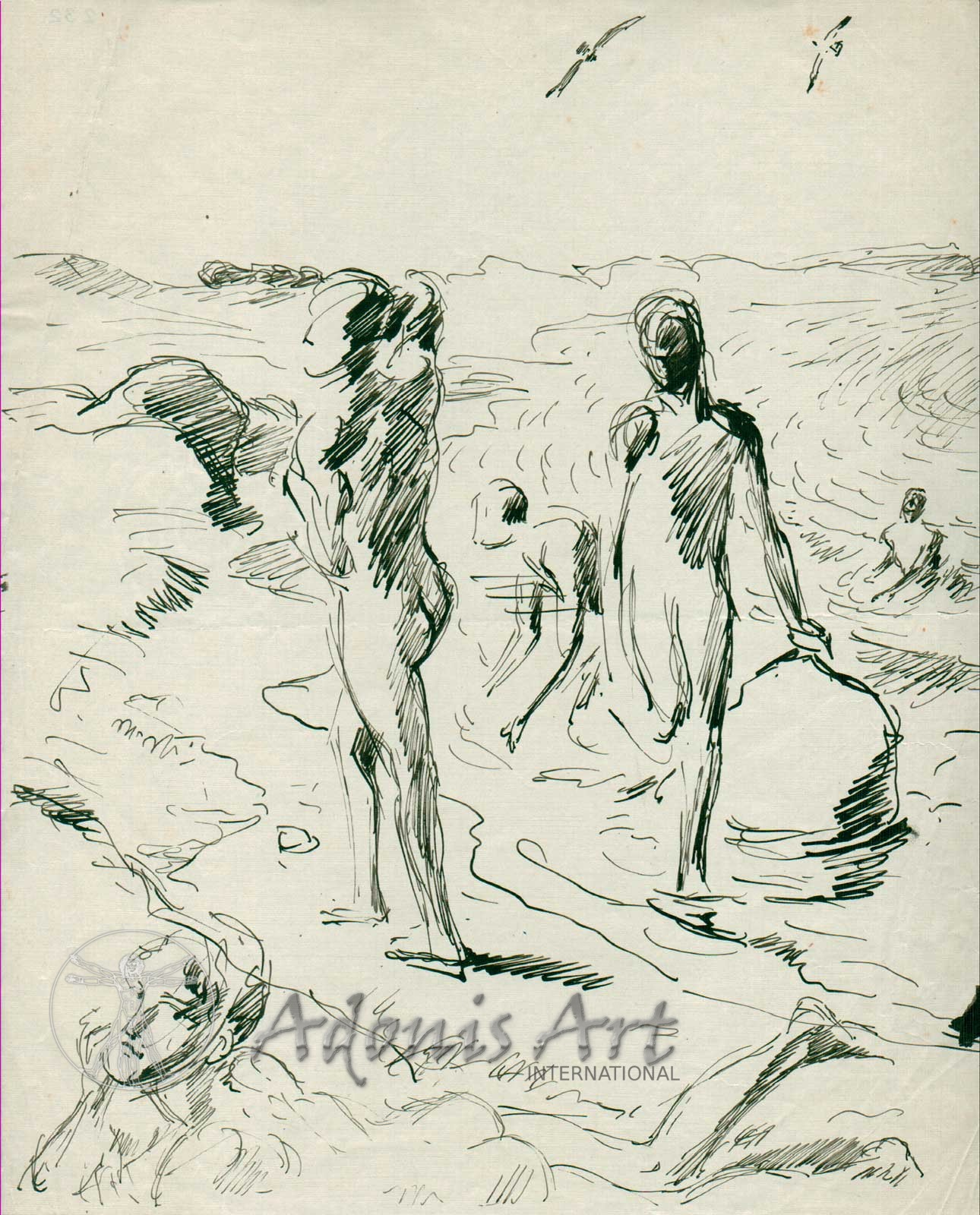'Boys on the Beach' by Wilhelm Heinrich Focke