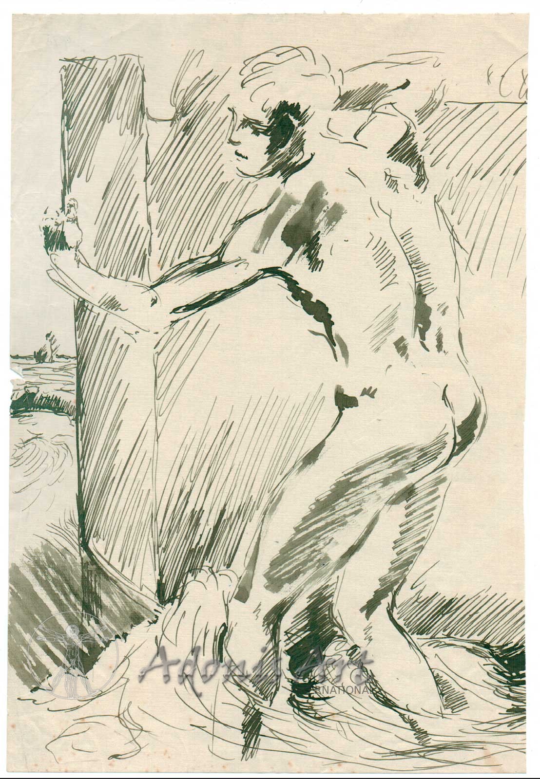 'Wading Figure' by Wilhelm Heinrich Focke