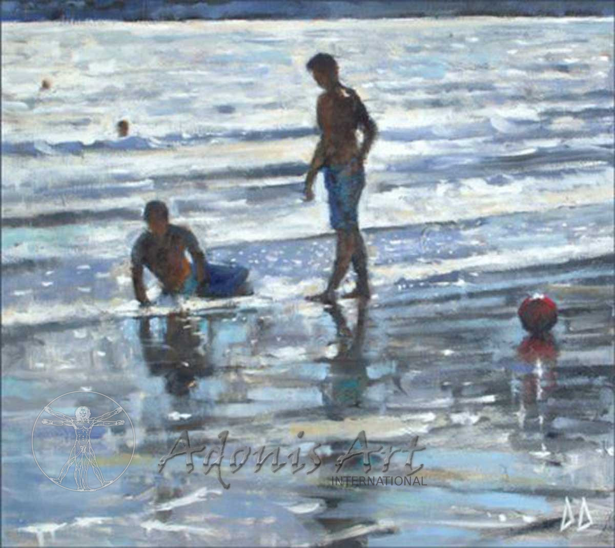 'Beach Scene' by David Ambrose