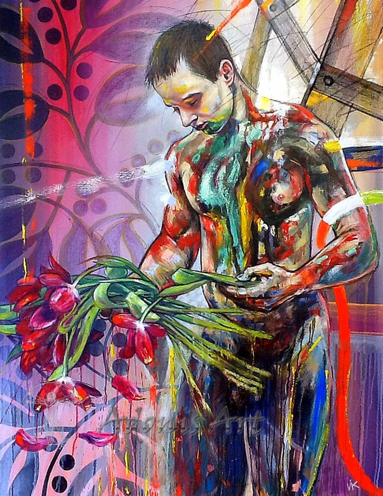 'Bouquet of Tulips' by Vik Gorbatoff