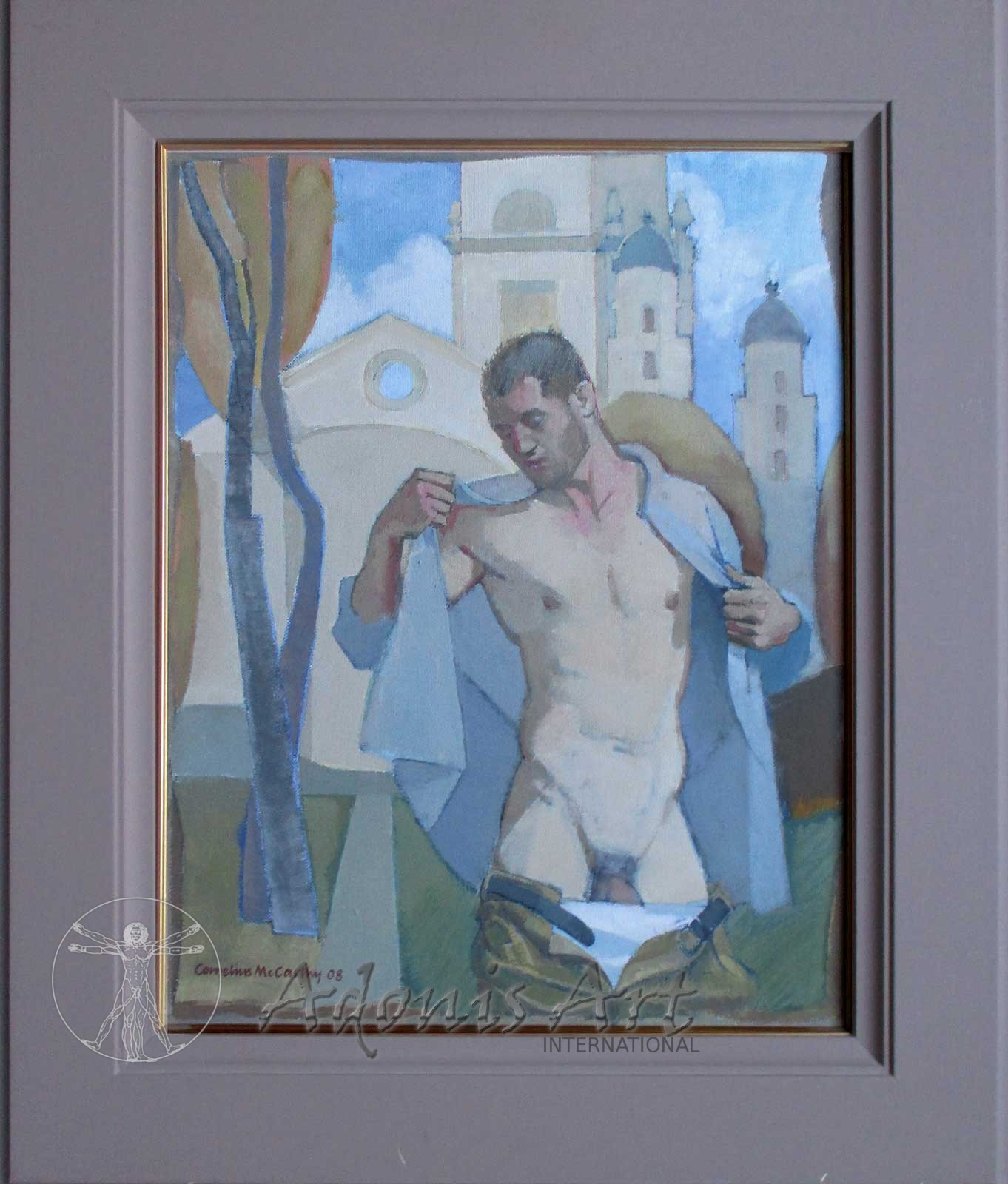 'Tabernacle - Jack Undressing' oil painting by Cornelius McCarthy