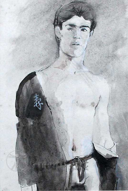 'Youth in Oriental Robe' by Cornelius McCarthy