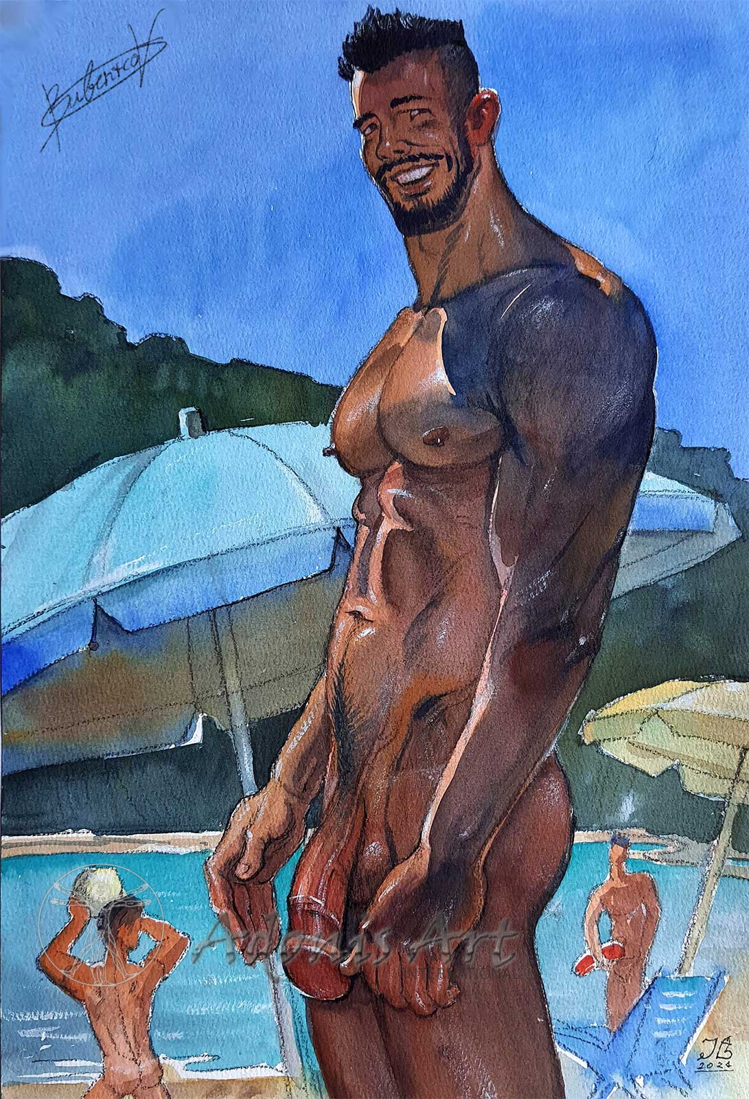 Shy Nudist by Ivan Bubentkov