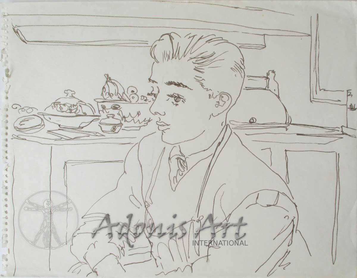 Wearing his Apron by Peter Samuelson