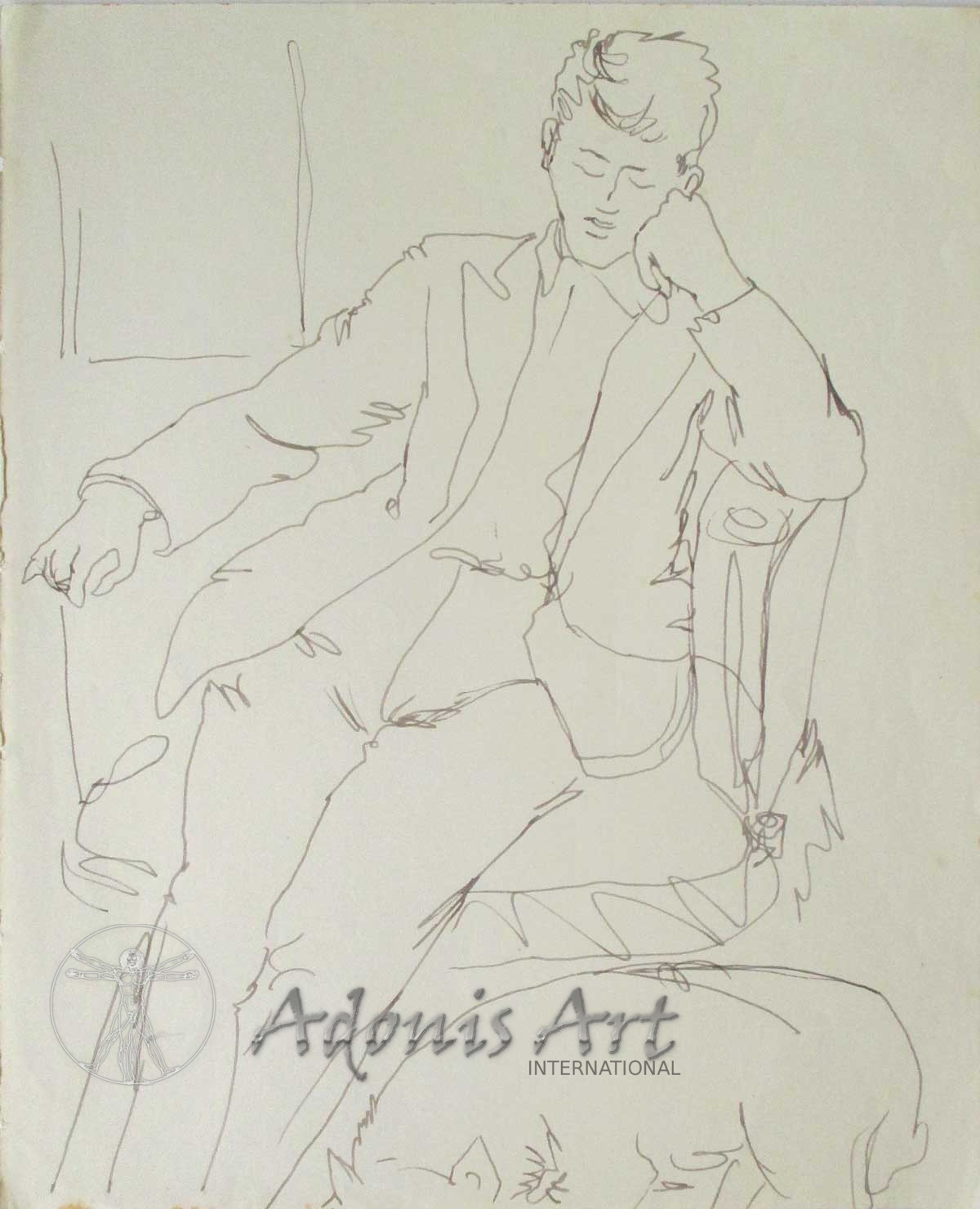 Taking a Rest in the Armchair by Peter Samuelson