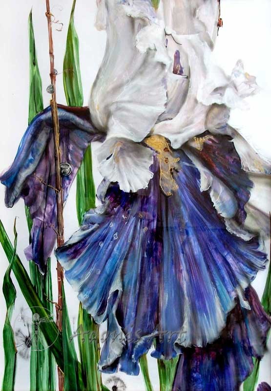 'Blue Gladiolus' by Kirill Fadeyev