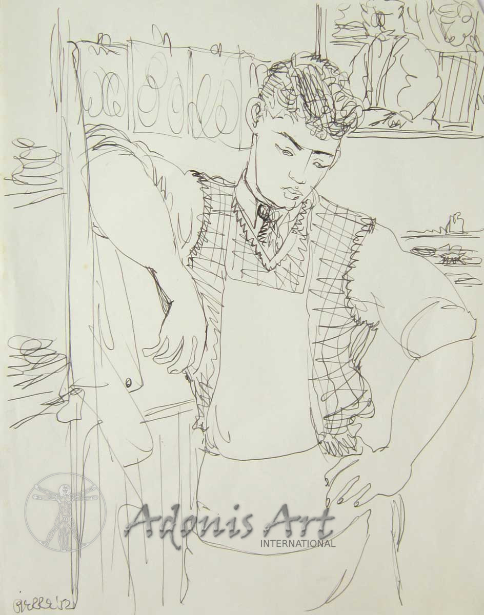 "Wearing his Apron" by Peter Samuelson