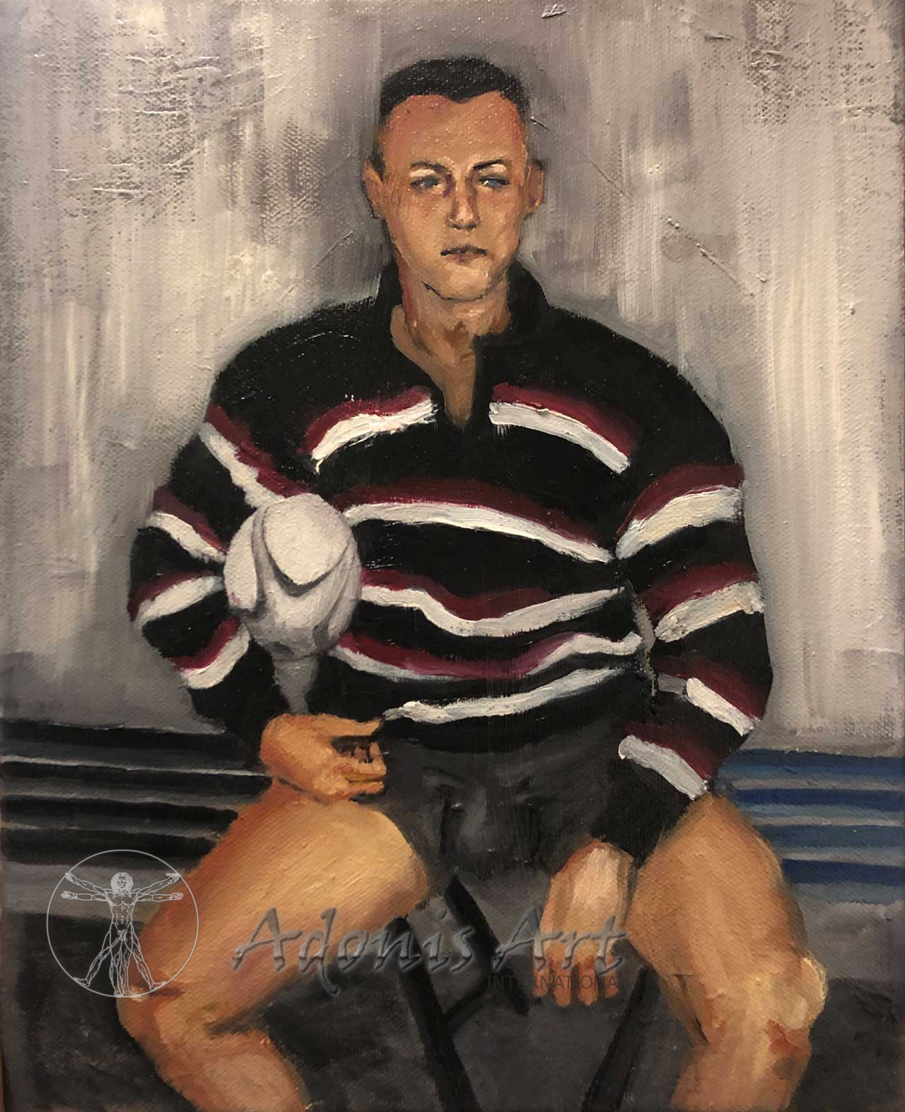 Rugby Player by Dan Swan