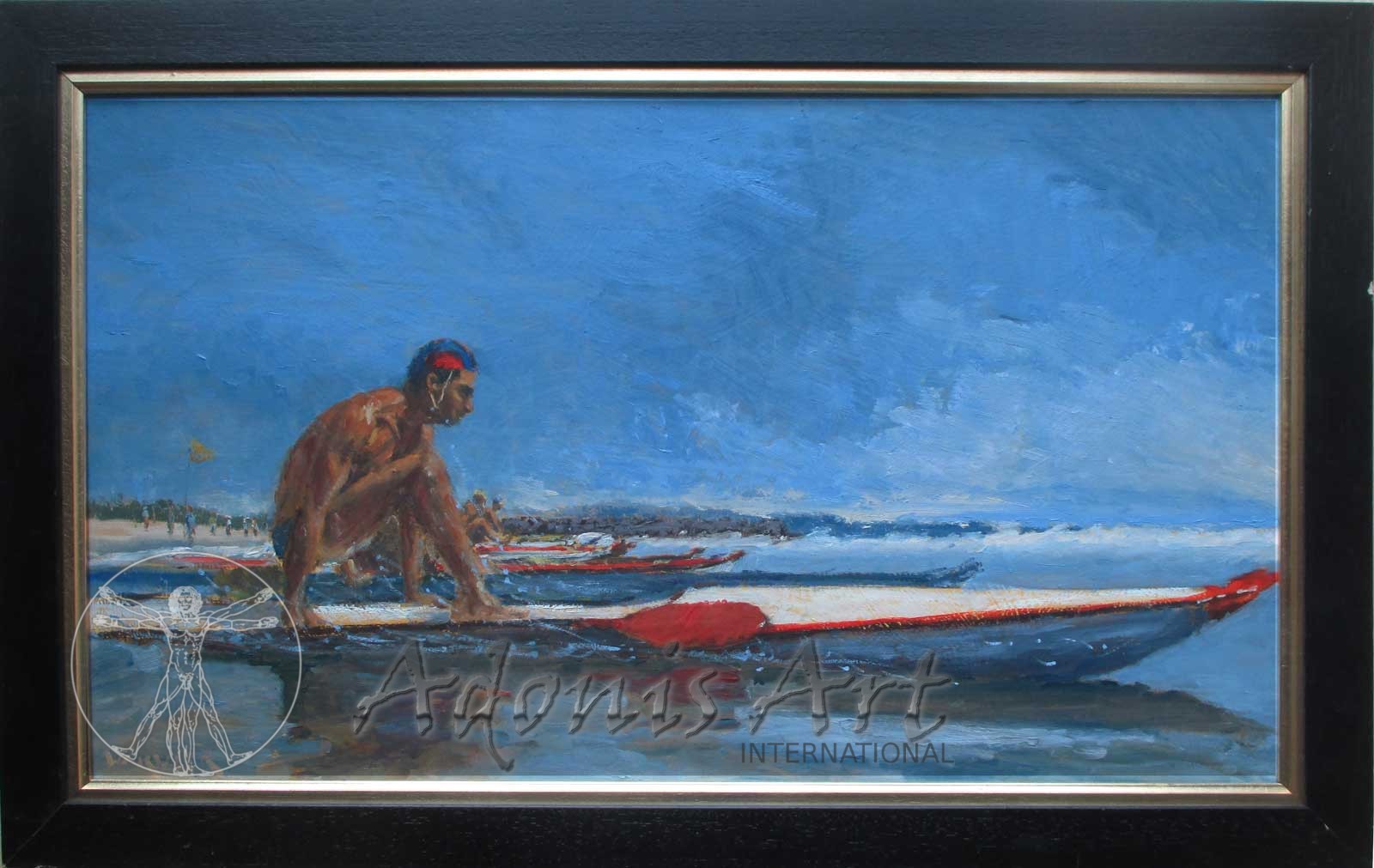 'Surf Ski Race' by Warwick Beecham