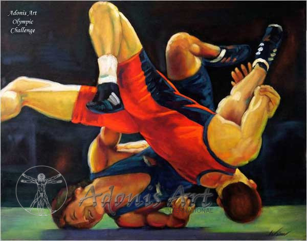 'Wrestlers' by Wim Griffity /USA/
