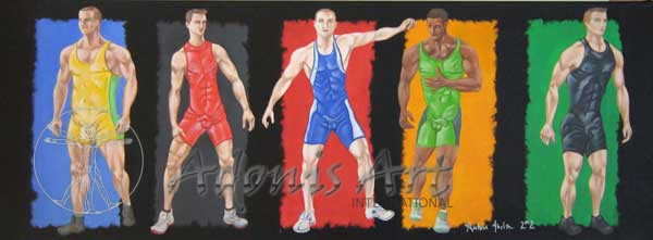 'The Team: Olympic Hunks' by Anton Abela /Malta/