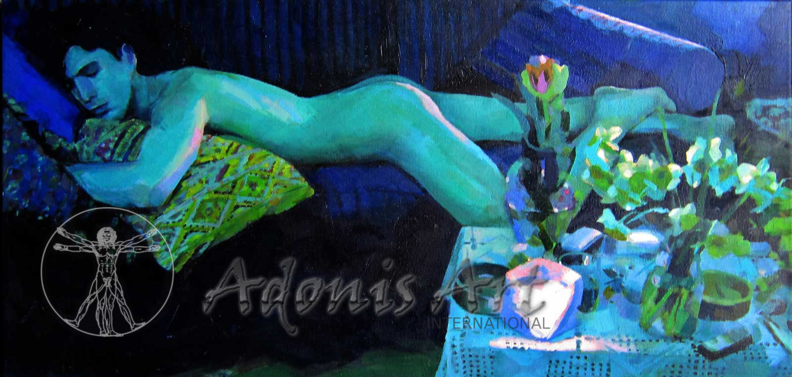 'Sleeping Model with Irises' by Nebojsa Zdravkovic