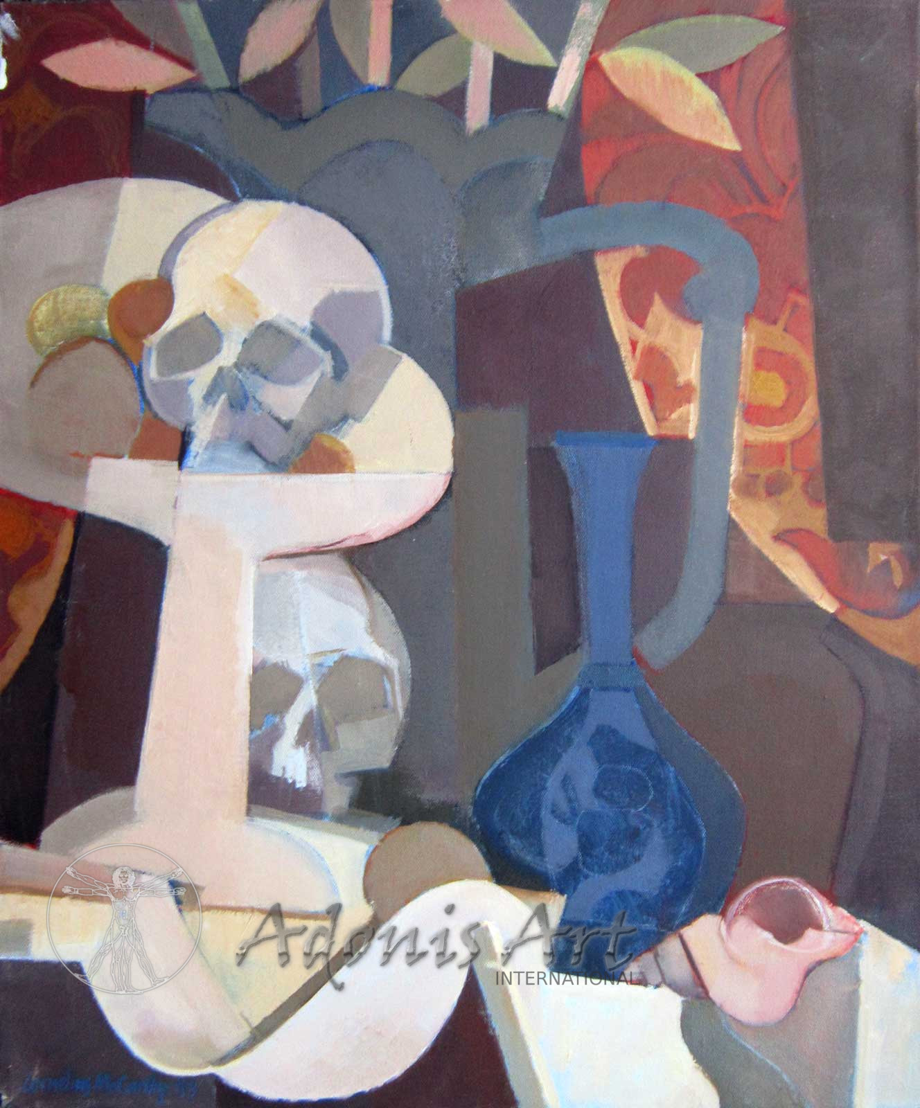 'Still Life with Skulls' by Cornelius McCarthy