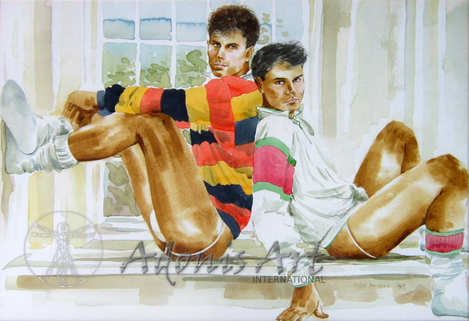 'Sports Shirts, Jockstraps and White Socks' by Myles Antony