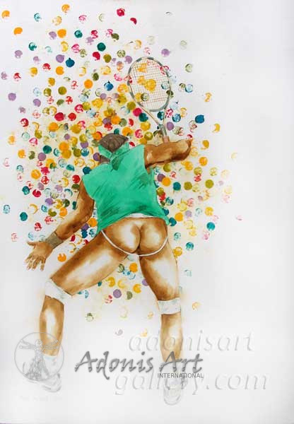 'Tennis Fantasy 1' by Myles Antony