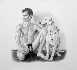 Thumbnail image: 'A Boy and his Dog' by Douglas Simonson