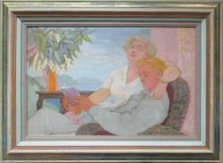 Thumbnail image: 'Gussy with her Son' by Peter Samuelson