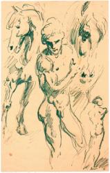 Thumbnail image: 'Nudes and Horses' by Wilhelm Heinrich Focke