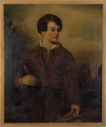 Thumbnail image: 'Cricket Captain' by Unknown Artist circa 1850