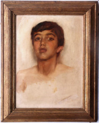 Thumbnail image: 'Boy' by Edwin Longsden Long 1829-91