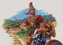Thumbnail image: 'Achilles in Battle' by Roger Payne