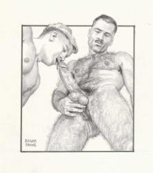 Thumbnail image: Erotic Drawing No. A102 by Roger Payne