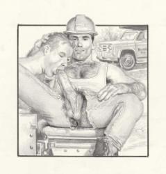 Thumbnail image: Erotic Drawing No. A103 by Roger Payne