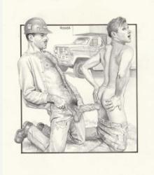 Thumbnail image: Erotic Drawing No. A105 by Roger Payne