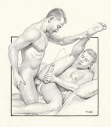 Thumbnail image: Erotic Drawing No. A131 by Roger Payne