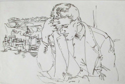 Thumbnail image: 'Michael Rothwell reading a Letter' by Peter Samuelson