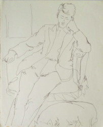 Thumbnail image: 'Taking a Rest in the Armchair' by Peter Samuelson