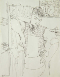 Thumbnail image: "Wearing his Apron" by Peter Samuelson