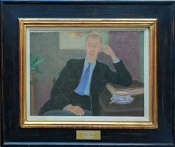 Thumbnail image: 'Jamie with Teacup' by Peter Samuelson 1912-1996