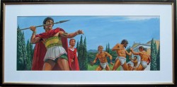 Thumbnail image: 'Training for the Battle' by Roger Payne