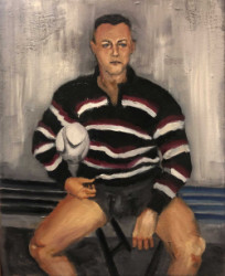 Thumbnail image: 'Rugby Player' by Dan Swan